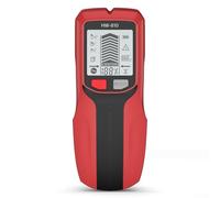 Detector de metales de pared con localizador de cables y buscador de pernos, detecta cables eléctricos y tuberías de metal, escaneo multimodo para varios materiales de pared (rojo)