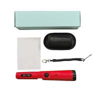 Detector de Metales Detector de Metales portátil con pinpointer a Prueba de Agua: Perfecto for la detección y Asistencia de Oro subterráneo(Rot)