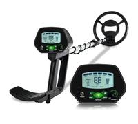 Detector de Metales, Detector de metales subterráneo profesional de alta precisión Detector de metales LCD con función de memoria Retroiluminación ajustable