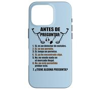 Detector de Metales Detector Español Preguntas Metaldetector Carcasa para iPhone 16 Pro