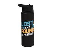 Detector de metales divertido perdido y encontrado Stainless Steel Insulated Water Bottle