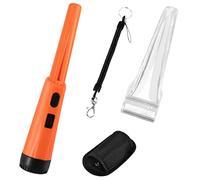 Detector de metales Pinpointer impermeable incluye una batería de 9 V, sonda de búsqueda de tesoros con cinturón, kit de herramientas de tesoro, sonda de localización de tesoros con cinturón