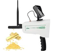 Detector de metales profesional, rango de 1000 m, 30 m de profundidad, localizador subterráneo para diamantes de cobre, oro, plata, pantalla LED 3D