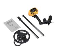 Detector de Metales Subterráneo Portátil Alarma Sonora Gtx5030 Negro | Modo de Reconocimiento, Ajuste de Volumen, Patrones de Voz, Aluminio y Plástico