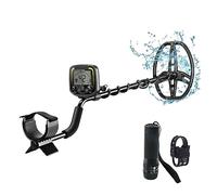 Detector de Metales subterráneo TX 850 Detectores Oro potentes Treasure Hunter Seeker Pointer Campo al Aire Libre(with Flashlight)