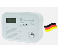 Detector de monóxido de Carbono CO Smartwares PD-8826 - Sensor de 10 años de Vida útil - Batería de 1 año