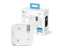 Detector de Monóxido de Carbono con Sensor Químico | Alarma Sonora Desde 50ppm | Fácil Instalación en Pared | Protección contra Gas CO Letal | Ideal para Hogar, Cocina y Estufas