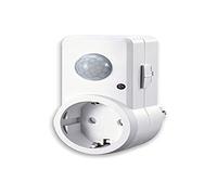 Detector de Movimiento 120º 230V con Base, Ideal para Seguridad en hogares y oficinas, detecta Movimiento para activar iluminaciones.