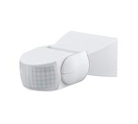 Detector de Movimiento Blanco, 140 Grados, Montaje en Pared, IP65 para Interior y Exterior, Adecuado para LED