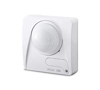 Detector de Movimiento Blanco, 360 Grados, Interior IP20, Montaje en Pared y Techo, Apto para LED