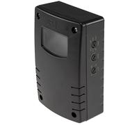 Detector de movimiento de alta frecuencia, sensor RF con sensibilidad de 180°, 230 V, IP65, para interior/exterior, 3 hilos, ajustable a 180°, conmutación precisa de iluminación interior y exterior, c