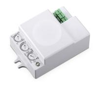 Detector de Movimiento de microondas para Techo/luminarias, con sensibilidad Ajustable, Ideal para automatizar Luces y Mejorar la Seguridad.