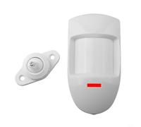 Detector de movimiento de seguridad para exteriores con sensor PIR antiinterferencias para un rendimiento fiable (con soporte)