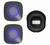 Detector de movimiento inalámbrico para exteriores, resistente a la intemperie, amplia cobertura para protección de propiedades, puerta de entrada, piscina, patio, perímetro (uno a dos eu)