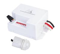 Detector de Movimiento Maclean PIR, con Sensor Externo,12-24V CC, 360°, MCE32 V