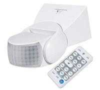 Detector de Movimiento Maclean PIR, Infrarrojos, con Mando a Distancia, máx. 1200W (lámpara incandescente), máx. 300W (LED), MCE241