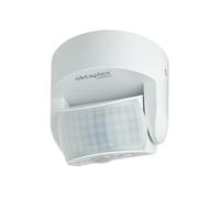 Detector de Movimiento Oktaplex BEA Exterior IP65 orientable 180° Sensor Infrarrojos 12m Alcance 230V Blanco con Sensor crepuscular