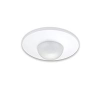 Detector de movimiento para superficie de techo, alcance de 10m, ideal para seguridad y control de iluminación automática.