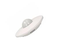 Detector de movimiento para techo y superficie, con un alcance de 10 metros. Ideal para seguridad y automatización de espacios.