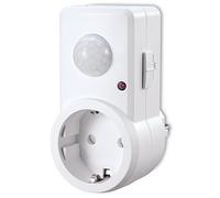 Detector de movimiento por infrarrojos Sonero, montaje en enchufe, 120°/9m, IP20