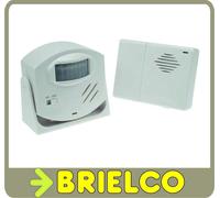 DETECTOR DE MOVIMIENTOS PIR POR INFRARROJOS CON ALARMA TIMBRE INALAMBRICO BD1530