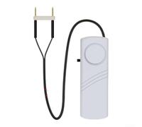 Detector de nivel de agua con sonda de cobre para acuario, piscina, como detector de rebosadero y fugas, con sonido de alarma de 100 dB y lámina adhesiva blanca, 9 x 3 cm (0,5 m)
