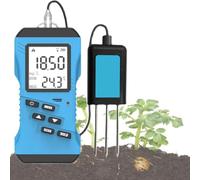 Detector de nutrientes del suelo para monitoreo de Npk, Ph, Ec y humedad en tiempo real, mejora el rendimiento de los cultivos y la salud del suelo, ideal para jardín, césped, granja, uso en