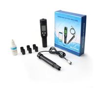 Detector de oxígeno Bluetooth, medidor de oxígeno disuelto portátil Smart DO9100 Pantalla digital DO9100 Medidor de sonda reemplazable Detector de agua para piscinas