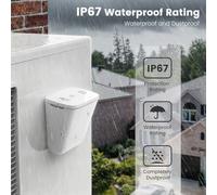 Detector de para movimiento Inalámbrico IP67 Detector de para | Detección triple vibración, caída, inclinación, inmediata, compatible hub Zigbee