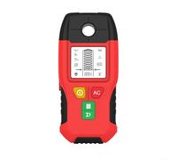 Detector de pared HW 100 con pantalla LCD para soporte de madera, | Tubos de metal y cable de corriente alterna de hasta 5 cm de profundidad, escáner acústico, multiusos para bricolaje