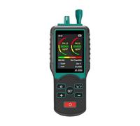 Detector de partículas de aire portátil para partículas de 0,3 μm a 10 μm, evaluación de la salud ambiental con visualización de datos en tiempo real, monitor de aire multifuncional