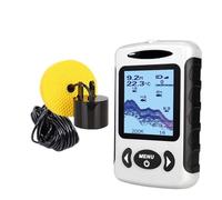 Detector de Peces, Buscador de Peces portátil LCD 2, Pulgadas, Detector frecuencia Sonar Dual 200KHz/83KHz, 100M for Pesca en Hielo