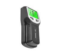 Detector de pernos de pared 5 en 1 de 9 V con pantalla LCD con soporte retroiluminado, 5 modos de escaneo y advertencia de cable de CA para el hogar