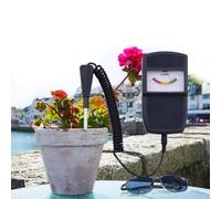 Detector de pH 4 en 1 medidor de suelo, termómetro digital para plantas, medidor de humedad para jardinería, agricultura, plantas de interior y exterior