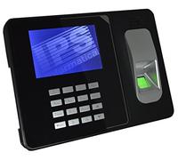 Detector de presencia con huella digital y tarjeta RFID - Certificación CE - Menú y software en italiano.10 tarjetas identificadoras de regalo - Monitor en color de 4 pulgadas - Con conexión USB y LAN.