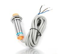 Detector de Proximidad Capacitivo 10mm NPN, Sensor de Proximidad Normalmente Cerrado, LJC18A3-B-Z/AX Interruptor de Sensor Proximidad Capacitivo Sin Contactos NPN de 3 Hilos, DC6-36VAC 300 mA
