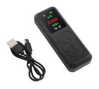 Detector de radiación Geiger con alta sensibilidad para la medición de rayos beta, gamma y rayos X, para protección laboral, vigilancia de la salud y aplicaciones industriales (negro)