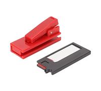 Detector de radiación individual, dosímetro portátil de radiación de campos electromagnéticos con umbral de 0,1 μGy, detector de radiación nuclear de alta sensibilidad para uso en (Roja)