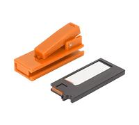 Detector de radiación individual, dosímetro portátil de radiación de campos electromagnéticos con umbral de 0,1 μGy, detector de radiación nuclear de alta sensibilidad para uso en (Naranja)