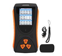 Detector de Radiación Nuclear GM, Medidor Multifuncional de Radiación con Alarma Sonora y Visual, Alta Sensibilidad y Pantalla TFT 2.0, Rango 0.05μSv-50mSv - Medición Precisa,