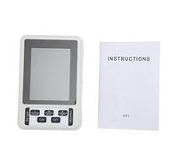 Detector de Radiación Nuclear, Medidor Geiger para Rayos X β γ, Alarma de Dosis Radiante, Preciso y Compacto - Tecnología de Detección GM, Pantalla LCD Retroiluminada, Uso (Blanca)