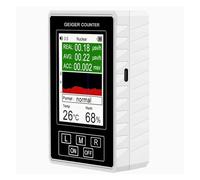 Detector De Radiación Nuclear, Pantalla LCD, Contador Ir, Dosímetro Personal, Detectores De Mármol, Rayos X Beta Gamma Mediciones Precisas(White)