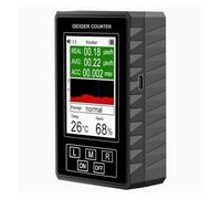 Detector De Radiación Nuclear, Pantalla LCD, Contador Ir, Dosímetro Personal, Detectores De Mármol, Rayos X Beta Gamma Mediciones Precisas(Black)