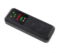 Detector de radiación nuclear para medición de radiación ionizante, beta gamma X para rayos con alarma de sonido y luz, dosímetro de estilo (negro)