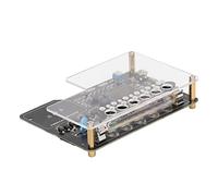 Detector de radiación nuclear portátil con pantalla digital, módulo sensor de tasa de dosis con cable USB para detección de dosis radiactiva de equipos de antigüedades de mármol y varios minerales