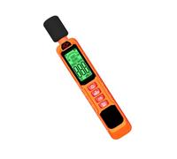 Detector de ruido de 30 a 130 dB, LCD fácil de leer con retroiluminación, medición rápida para pruebas de cumplimiento ambiental, medidor de ruido digital de mano