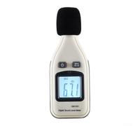Detector de ruido GM1351, probador de nivel de sonido, con sensor alto para análisis de sonido interior y exterior y controles de cumplimiento normativo