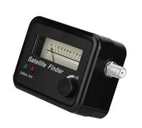 Detector de satélite digital medidor extremadamente sensible para una fácil alineación de la parábola para profesionales ABS + detector de satélite blanco mental para una