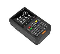 Detector de señal satelital V8 Finder2 FTA DVB-S/S2/S2X Receptor de señal Digital Pantalla LCD HD for Ajustar TV satelital Fácil de localizar(Black)