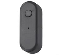 Detector de sensor de vibración compatible con detección de movimiento real y golpes para puertas de vidrio, cajas fuertes y puertas de seguridad (negro)